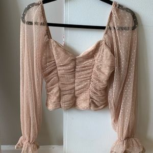 Miss Lola Pink crop top